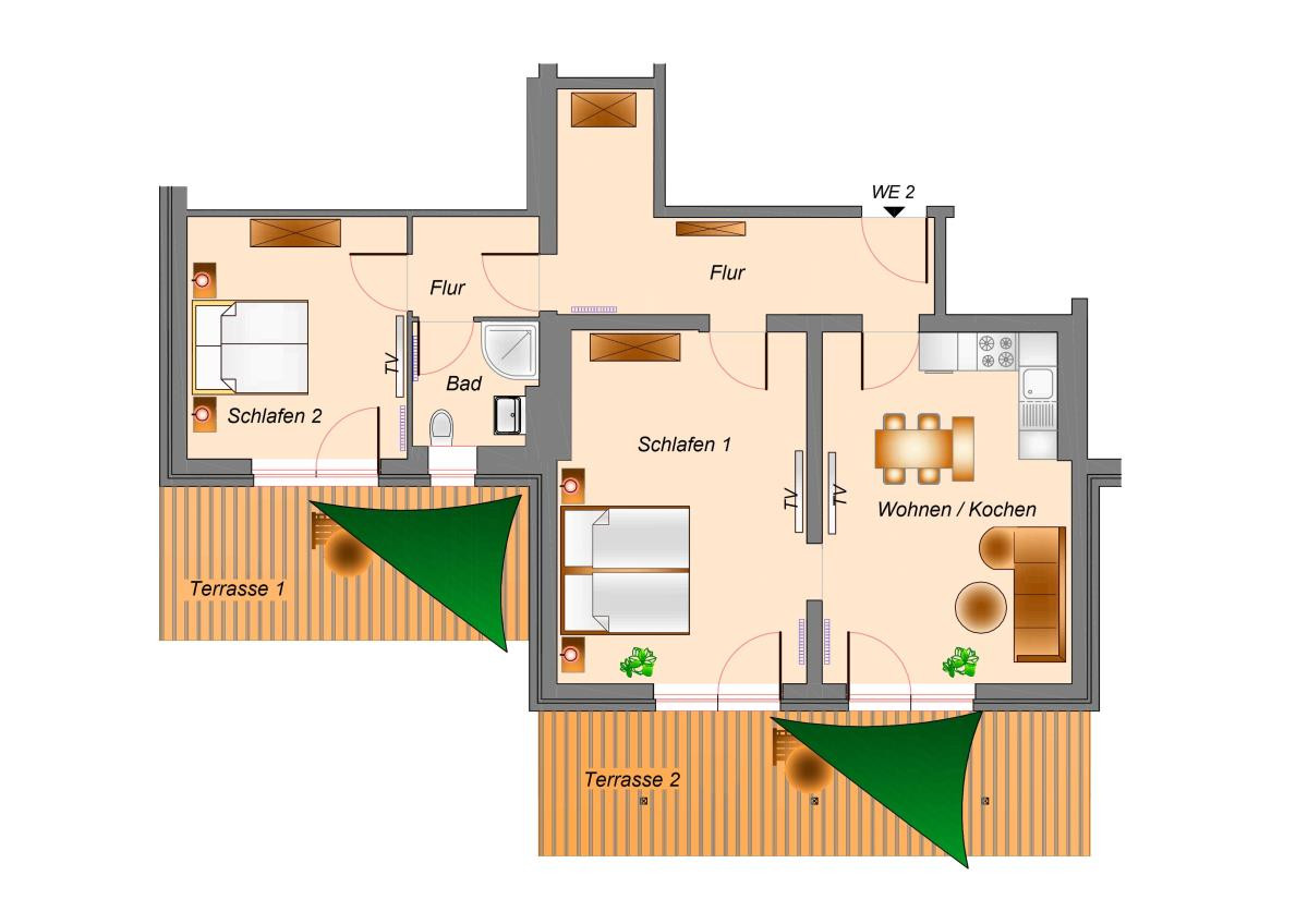 Wohnung 2 - Suite WIDAR